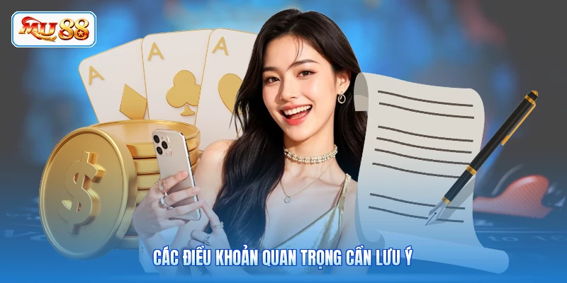 Các điều khoản quan trọng cần lưu ý
