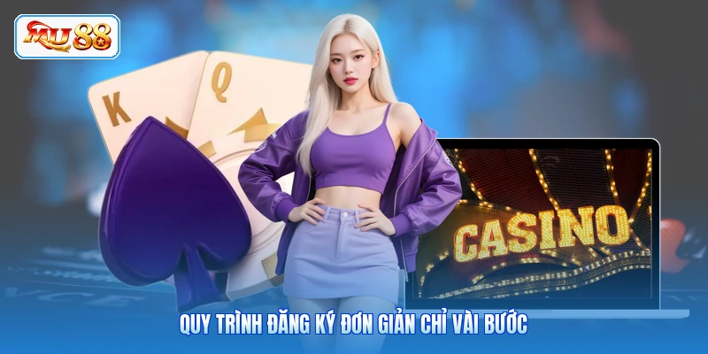 Quy trình đăng ký đơn giản chỉ vài bước